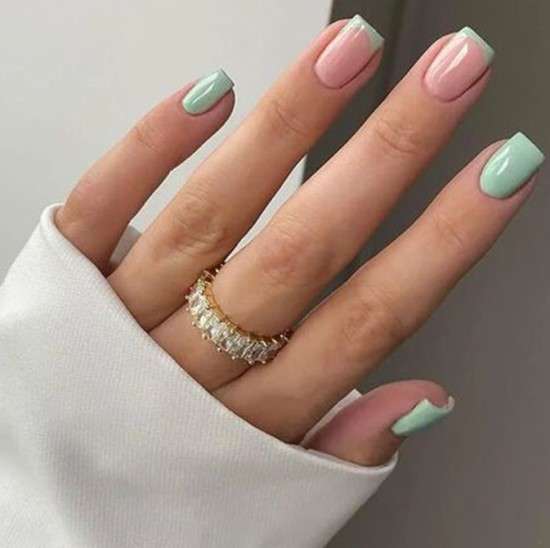 ideias de unhas verde claro para inspiração