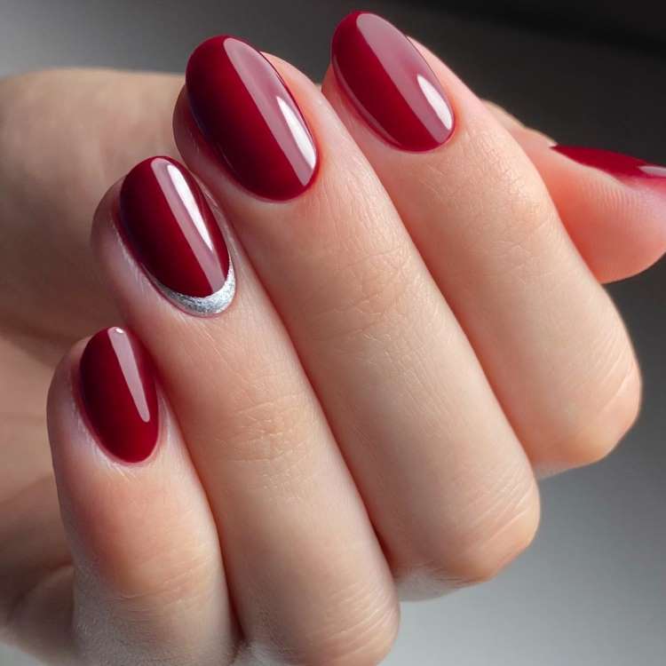 unhas de gel curtas vermelhas preço