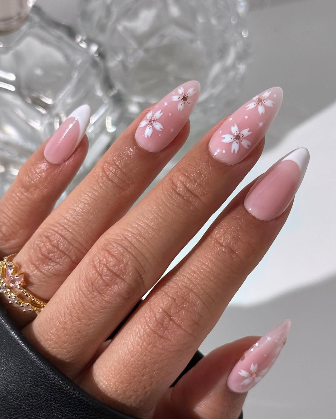 ideias unhas decoradas flores para casamento
