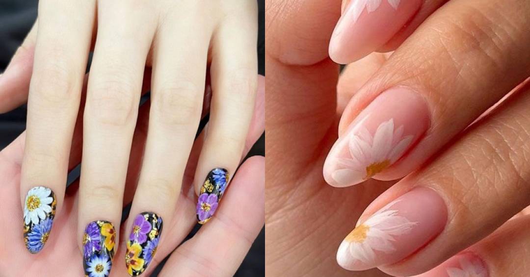 quanto custa unhas decoradas flores em salao de luxo