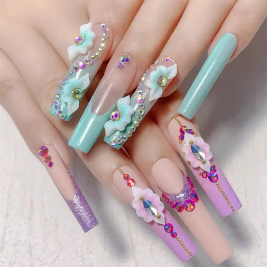 erros comuns unhas decoradas flores em casa