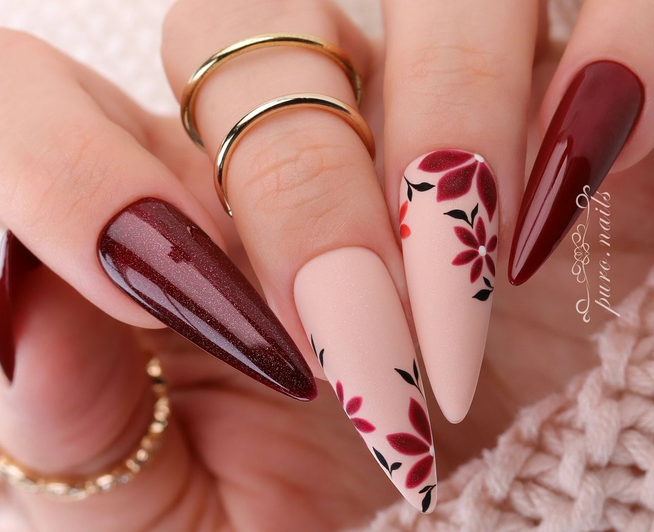 quanto custa unhas decoradas flores em salao de luxo