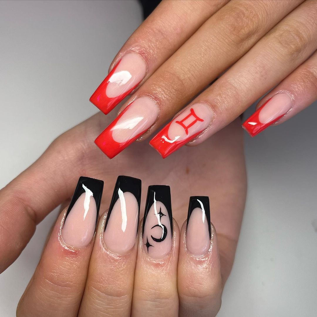 unhas em gel vermelhas decoradas inspirações 2026