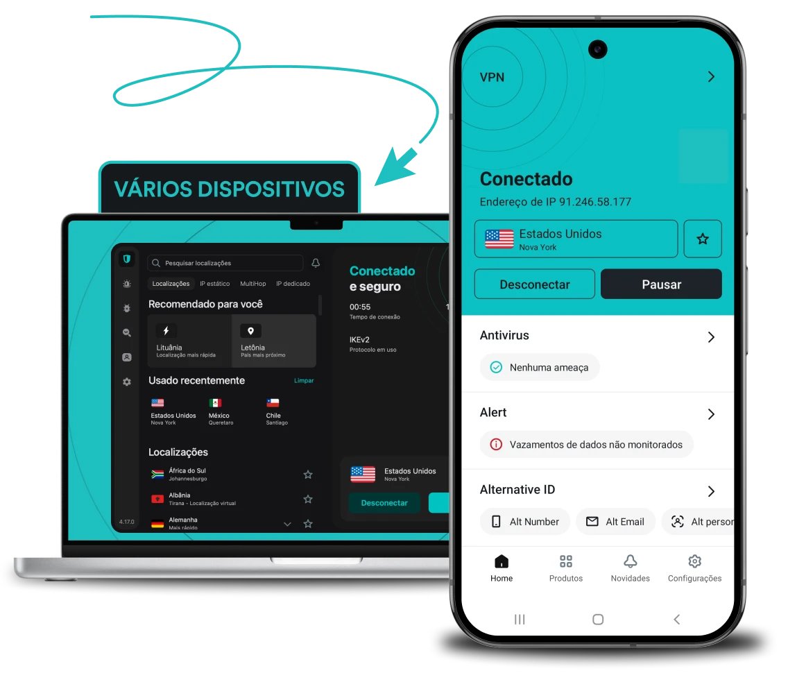 VPN premium para empresas com múltiplos acessos